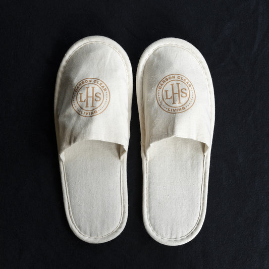 Carbon Clear Living Slippers